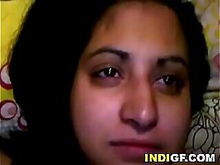 Covetous en face indian teenager